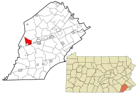 Localisation de Sadsbury Township