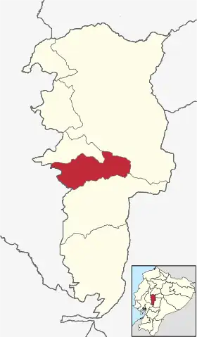 Localisation de Canton de Chimbo