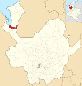 Localisation de Carepa