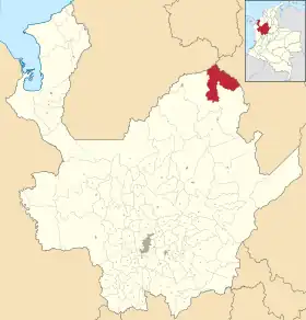 Localisation de Nechí