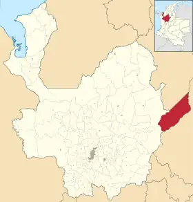 Localisation de Yondó