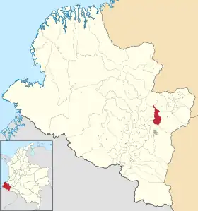 Localisation de Chachagüí