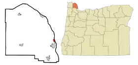 Localisation de Columbia City