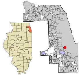 Localisation de Evergreen Park