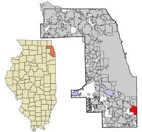 Localisation de Lansing