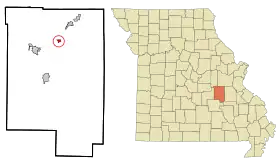 Localisation de Leasburg