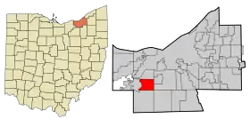 Localisation de Middleburg Heights