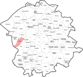 Localisation de Auteuil