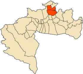 Localisation de Daïra de Djemorah