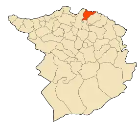 Localisation de Sebaa Chioukh