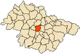 Localisation de Daïra de Mascara