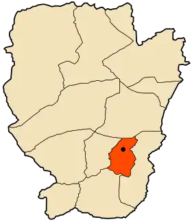 Localisation de Tiout