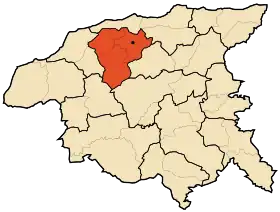 Localisation de Daïra d'Abou El Hassan