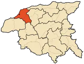 Localisation de Daïra d'El Marsa