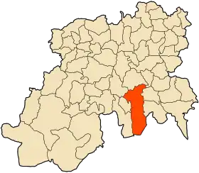 Localisation de Aïn Boucif