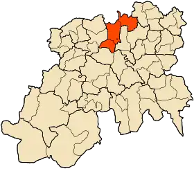 Localisation de Daïra d'El Omaria