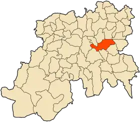 Localisation de Souagui