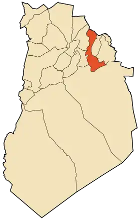 Localisation de Sidi Ameur