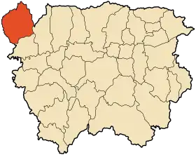 Localisation de Tacheta Zougagha