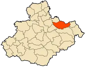 Localisation de El Ouldja