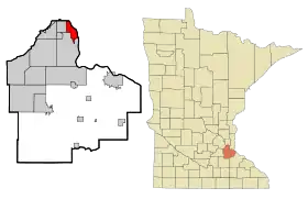 Localisation de South Saint Paul