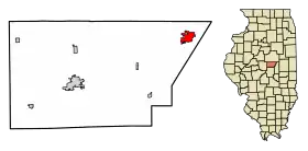 Localisation de Farmer City