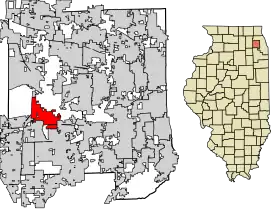 Localisation de Warrenville