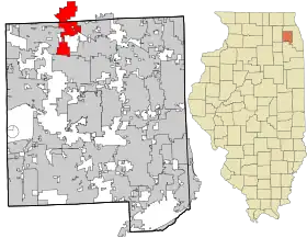 Localisation de Hanover Park