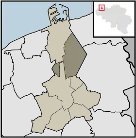 Localisation de Dudzele