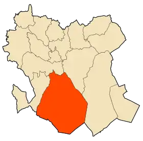 Localisation de Sidi Ahmed