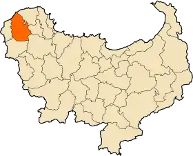 Localisation de Ouled Attia