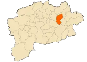 Localisation de Beni Mezline