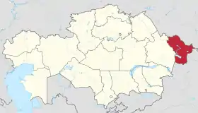 Localisation de Kazakhstan-Oriental