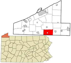 Localisation de LeBoeuf Township