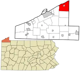 Localisation de North East Township