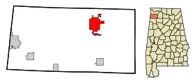 Localisation de Russellville