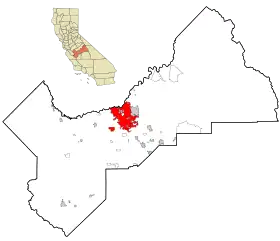 Localisation de Fresno