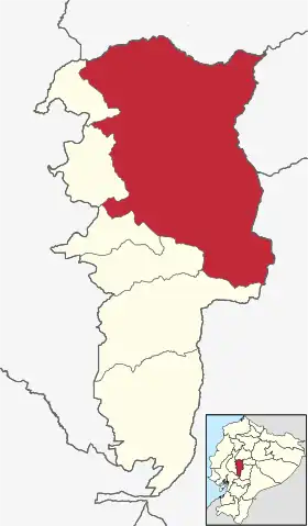 Localisation de Canton de Guaranda