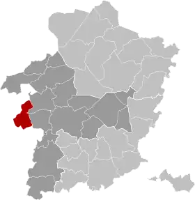 Localisation de Halen