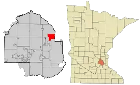 Localisation de Brooklyn Center