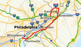 Image illustrative de l’article Interstate 295 (Delaware-New Jersey-Pennsylvanie)