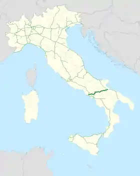 Image illustrative de l’article Autoroute A16 (Italie)