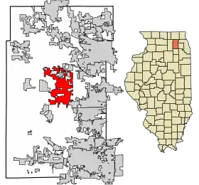 Localisation de Campton Hills