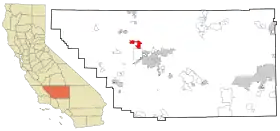 Localisation de Shafter