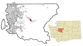 Localisation de North Bend