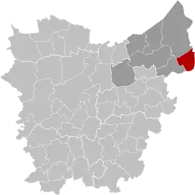 Localisation de Kruibeke