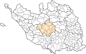 Localisation de La Roche-sur-Yon Agglomération