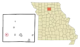 Localisation de Meadville