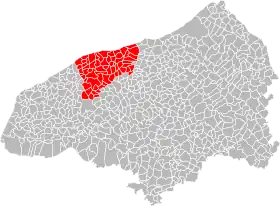 Localisation de Communauté de communes de la Côte d'Albâtre