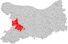Localisation de Communauté de communes Aunay-Caumont-Intercom